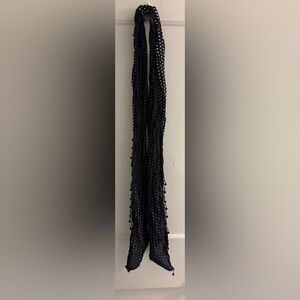 Jcrew 100% Cotton Navy Scarf NWT